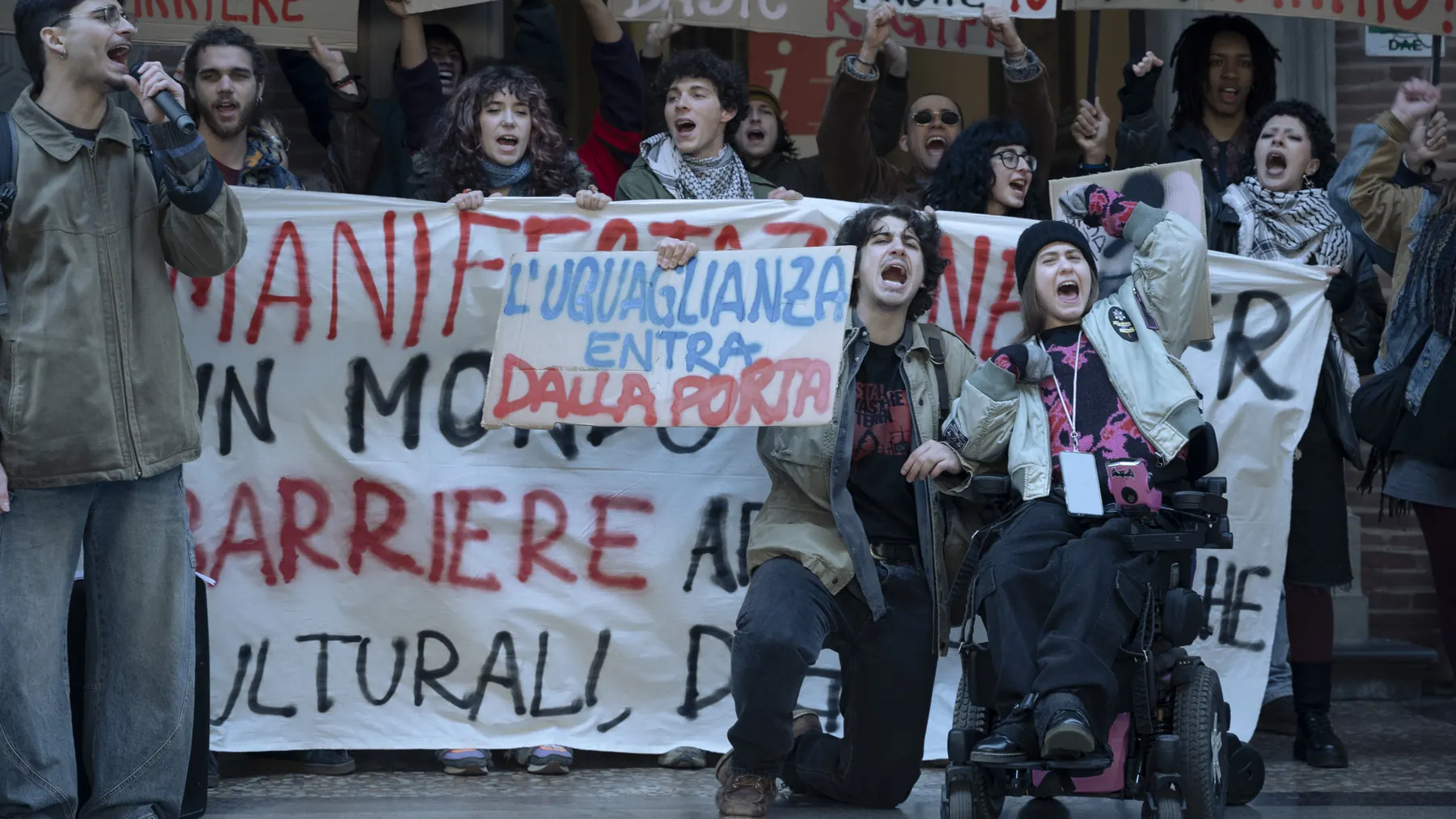 Il corteo studentesco